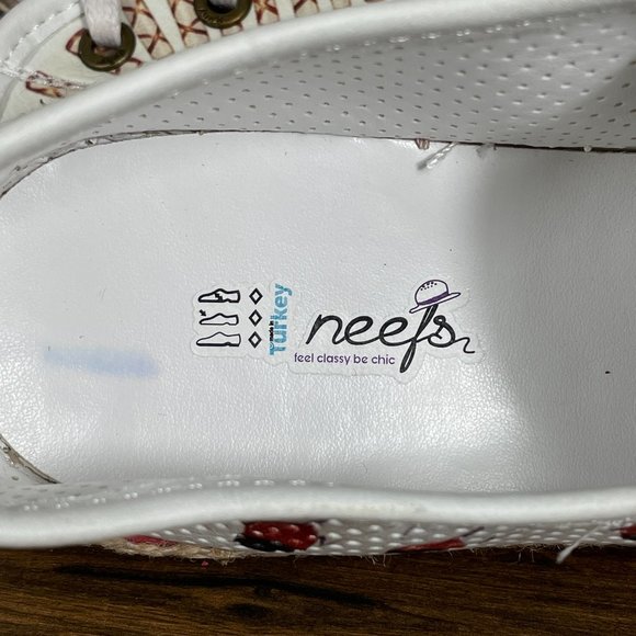 Goby Neefs Womens EU 42 Shoes Multicolor Native American Tribal Cat Sneakers NEW - Picture 10 of 15